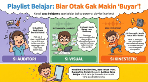 Playlist Musik Belajar Berdasarkan Gaya Belajarmu