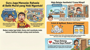 Home Visit Mengajarkan Bahwa Tak Semua Anak Punya Meja Belajar